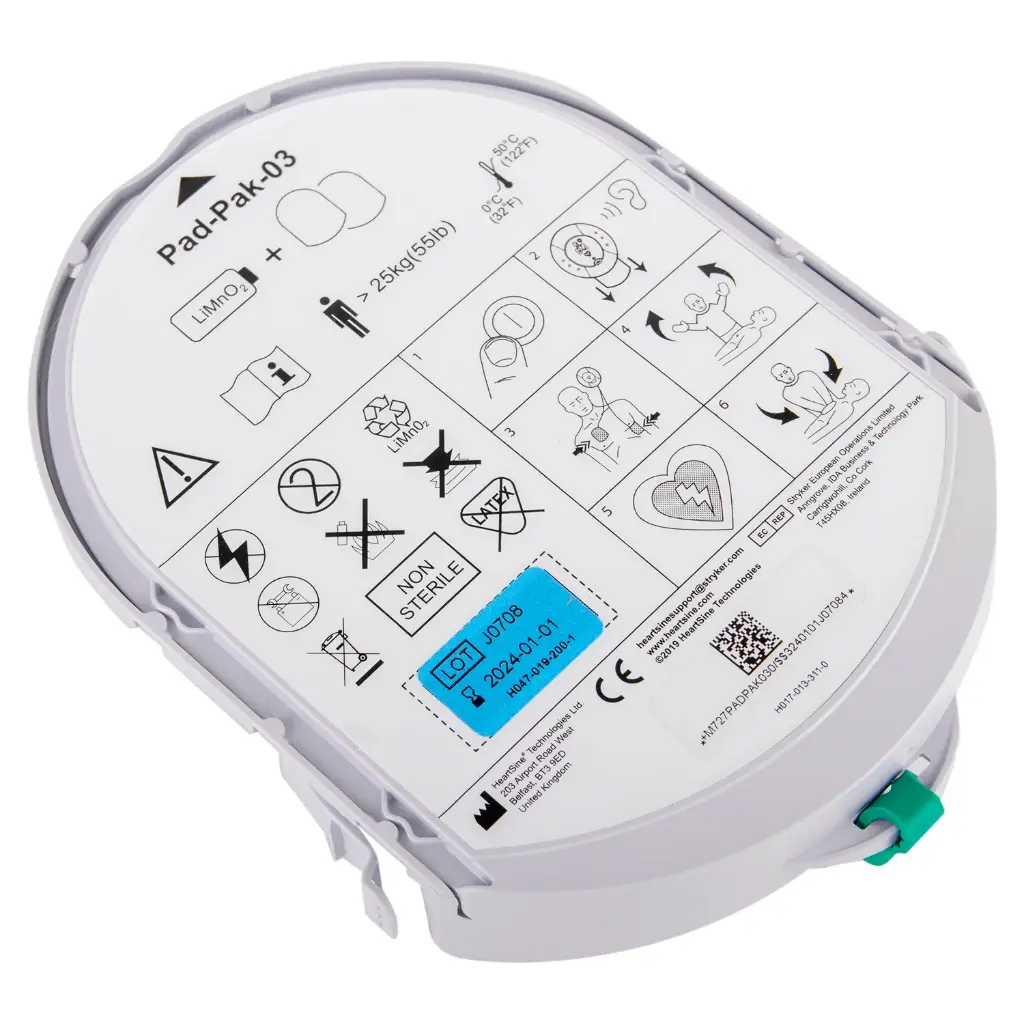 Pad-pak electrodos y batería SAMARITAN PAD DF adulto