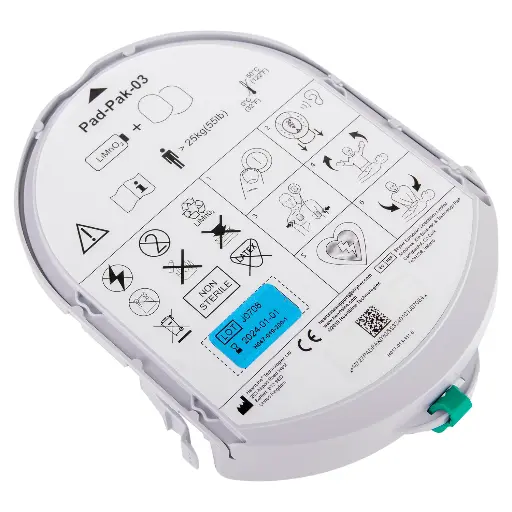 [PAD-PAK-03] Pad-pak electrodos y batería SAMARITAN PAD DF adulto